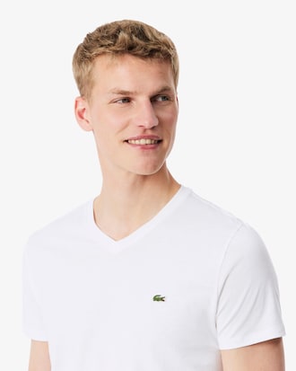 Remera De Algod&oacute;n Pima Con Cuello En V