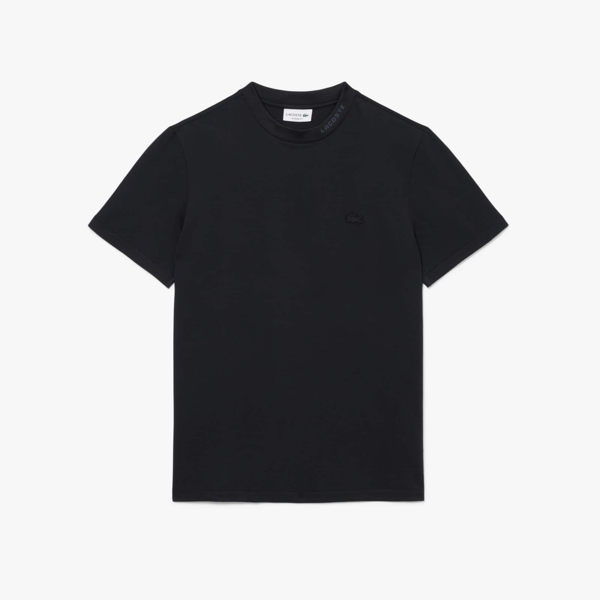 Camiseta piqué com marca de jacquard - Camisetas Masculinas