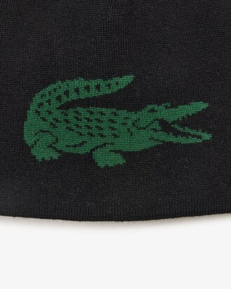 Gorro Revers&iacute;vel com Crocodilo