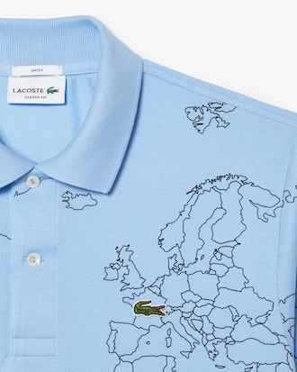 Polo Masculina L.12.12 Original Estampada em Algod&atilde;o Org&acirc;nico