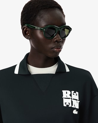 Camisola com Colarinho Polo e Emblema