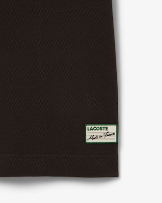 Polo con Cuello Rayado Fit Clásico Hecho en Francia