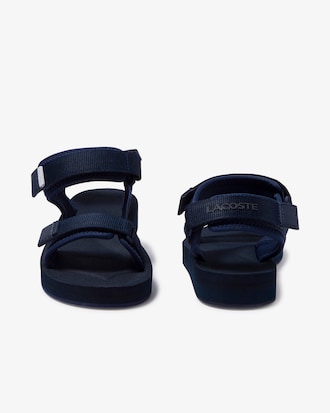 Sand&aacute;lia feminina Suruga em tecido e material sint&eacute;tico