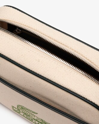 Bolsa tiracolo feminina Lacoste estampada