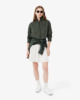 Camisa oversize de estampado fluido