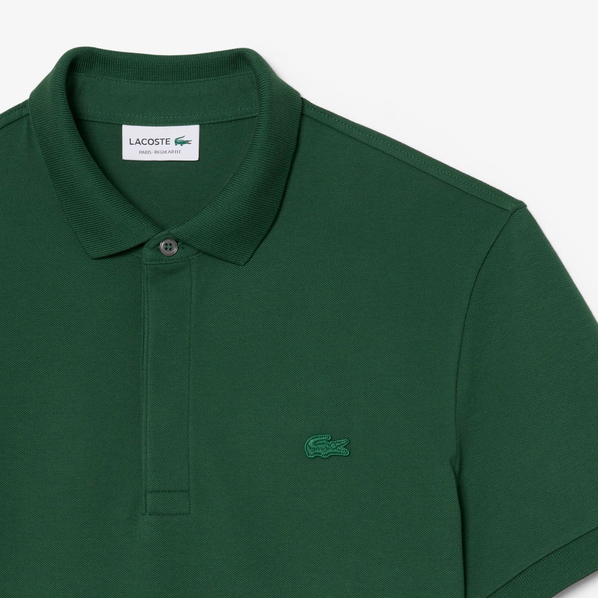 Polo Paris Lacoste Regular Fit em Piqué Stretch