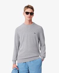 Su&eacute;ter Masculino de Malha em Modelagem Regular com Gola Redonda