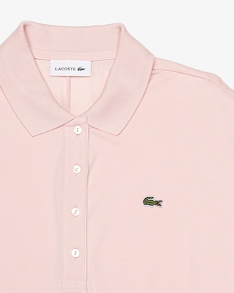 Vestido Polo de Piqué con Mangas Murciélago