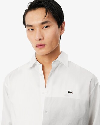 Relaxed Fit Printed Cotton Twill Shirt