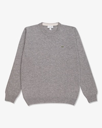 Sweater De Lana Merino Y Cuello Redondo Fit Regular