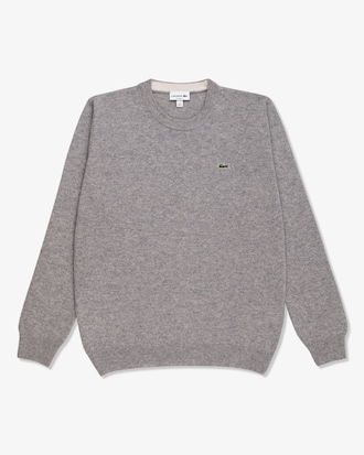 Sweater De Lana Merino Y Cuello Redondo Fit Regular