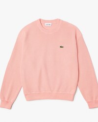 Su&eacute;ter feminino em algod&atilde;o org&acirc;nico com decote redondo