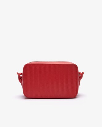 Bolsa tiracolo feminina Chantaco em couro piqu&eacute; fosco