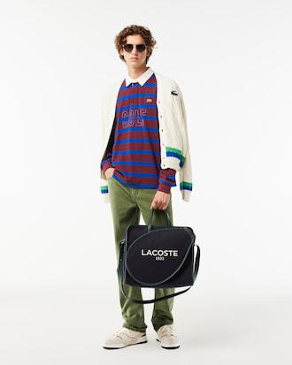 Bolso De Tenis De Tela Con Funda Para Raqueta