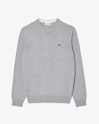 Sweater De Algodón Con Cuello Redondo