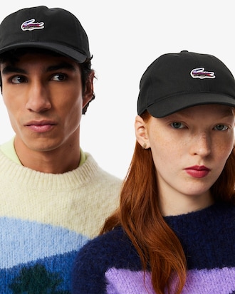 Gorra Cocodrilo de Algodón con Estampa Landscape