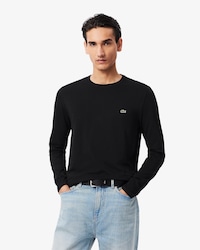 Camiseta de Algod&atilde;o Pima com Manga Longa
