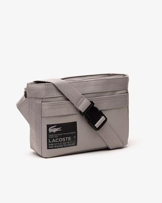 Bolsa rep&oacute;rter masculina resistente &agrave; &aacute;gua com estampa de assinatura