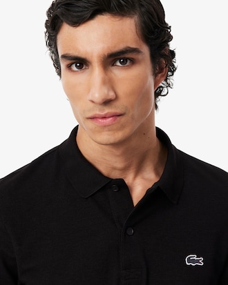 Camisa Polo de Algod&atilde;o Misto de Caimento Regular