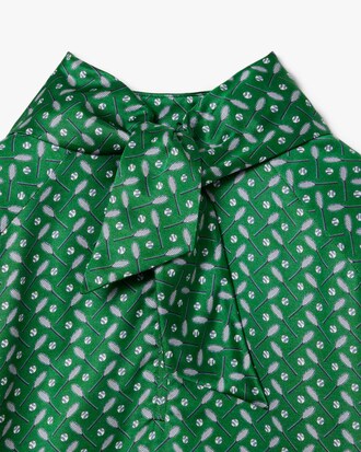 Camisa Oversize Estampada de Pasarela