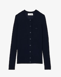 Campera de punto de lana merina en punto de canal&eacute;