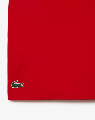 Camiseta masculina Lacoste SPORT x Novak Djokovic estampada