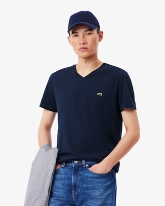 Remera De Algod&oacute;n Pima Con Cuello En V