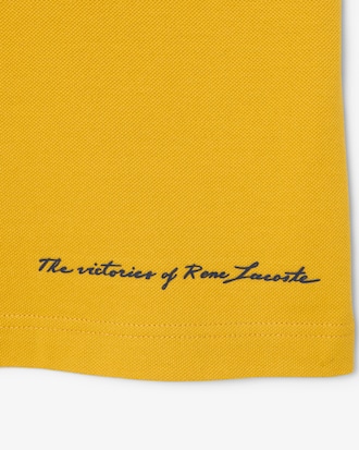 Polo de petit piqu&eacute; estampado de corte cl&aacute;sico