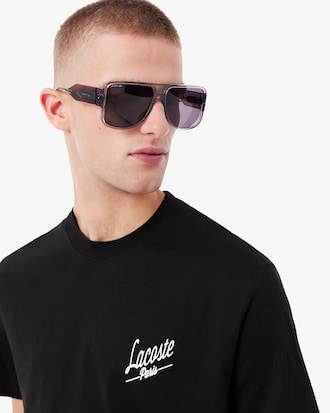 Camiseta de Malha Estampada Múltipla