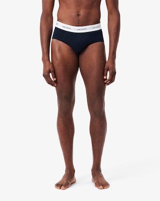 Cueca Slip em Algod&atilde;o com Elastano