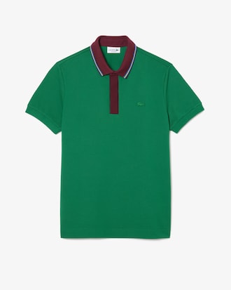 Polo Smart Paris Regular Fit com gola contrastante