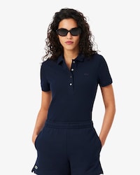 Camisa Polo Mini-Piqu&eacute; Stretch Slim Fit L.12.D