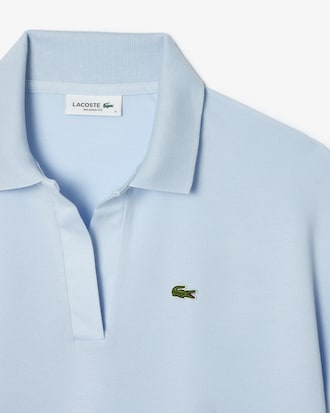 Polo Fluid Relaxed Fit em Piqu&eacute;