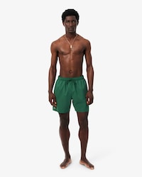 Shorts de Ba&ntilde;o Monocromo Largos