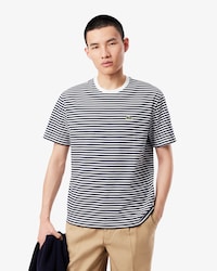 Remera De Algodón Grueso Con Rayas