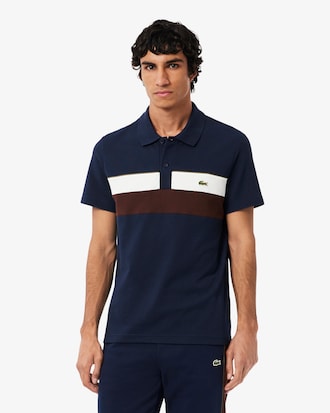 Polo Mini-Piqu&eacute; Colorblock Fit Regular