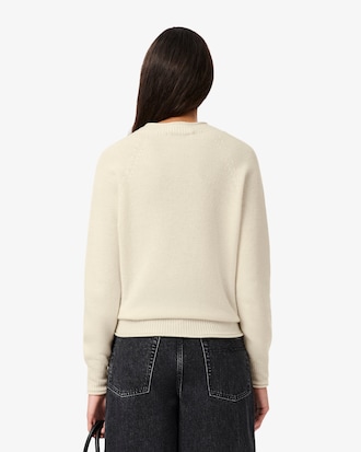 Sweater de lana de punto 3D