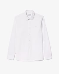 Camisa De Poplin Elastizado Al Cuerpo