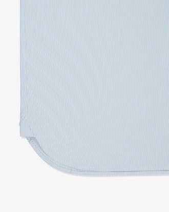 Camisa Rayada De Algodón Elastizado Al Cuerpo
