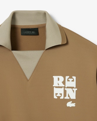 Camisola com Colarinho Polo e Emblema