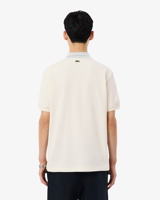 Polo de corte cl&aacute;sico con insignia fabricado en Francia
