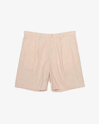 Bermuda Gabardina de Algodón Fit Regular