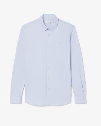 Camisa em Mistura de Algod&atilde;o - Modelagem ajustada