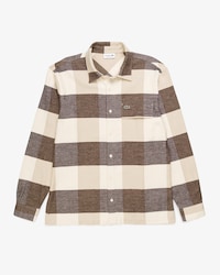 Sobrecamisa de Flanela Modelagem reta