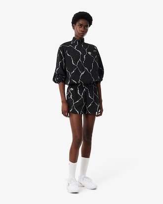 Shorts de tenis forrado con estampado reflect