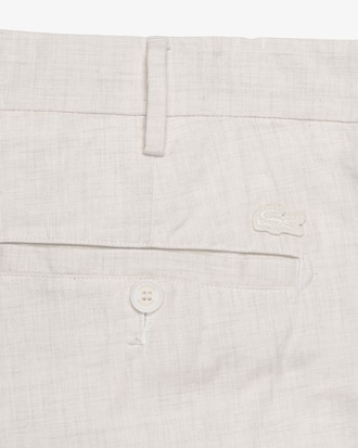 Bermuda de Gabardine de Algod&atilde;o com Caimento Regular