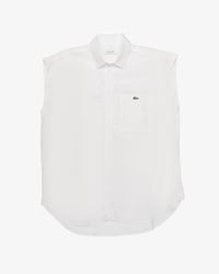 Camisa Oversized de Lino sin Mangas