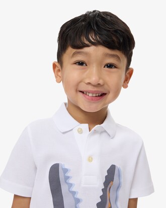 Polo Estampada em Algod&atilde;o