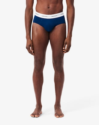 Cueca Slip em Algod&atilde;o com Elastano