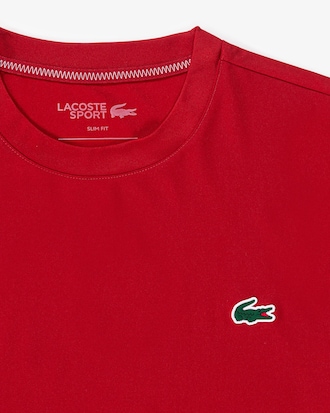 Camiseta Esportiva de Jersey com Stretch Slim Fit